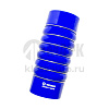 Патрубок интеркулера (силикон) синий (Ф88х240, 7 колец) (TRUCKMARK)