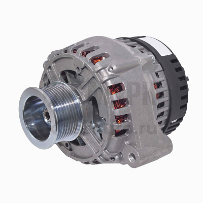 Генератор 28В 120А Камаз  дв. Евро-3, 4 (8-ручьевой  шкив) ELTRA