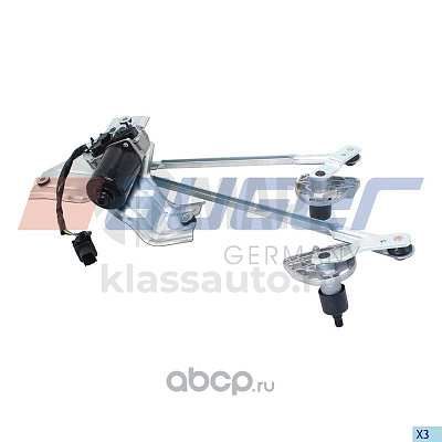 Механизм стеклоочистителя A9608202381 с моторчиком а/м КамАЗ 54901/ MB Actros MP4/5 (Auger)