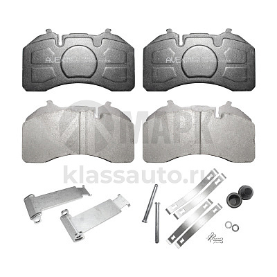 Колодки дисковые 29900 BPW TS2 4309 с установочным комплектом (Avex)