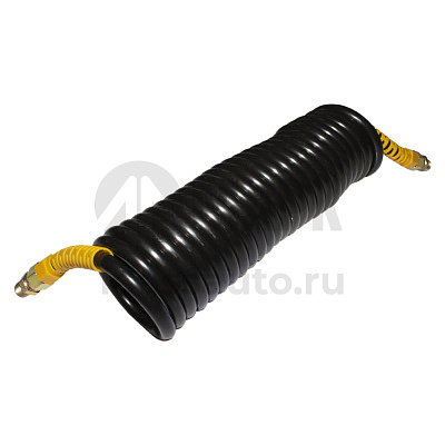 Шланг воздушный черный 7.5м штуцер М16mm ПОЛИАМИД (ЖЕЛТЫЙ) 1952