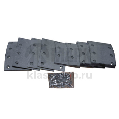 Р/к тормозных колодок УралАТИ (передний мост)