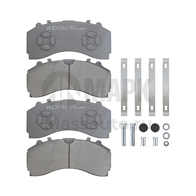 Колодки дисковые 29246 с установочным комплектом, передние MB Actros MP3/4 (AVEX)