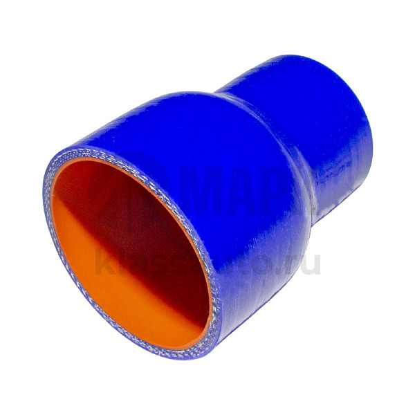 Патрубок интеркулера (силикон) синий переходник (Ф50/70x100) (TRUCKMARK)