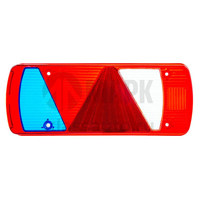 Стекло фонаря KOGEL левый  (СИНИЙ) (Т.А.С.)