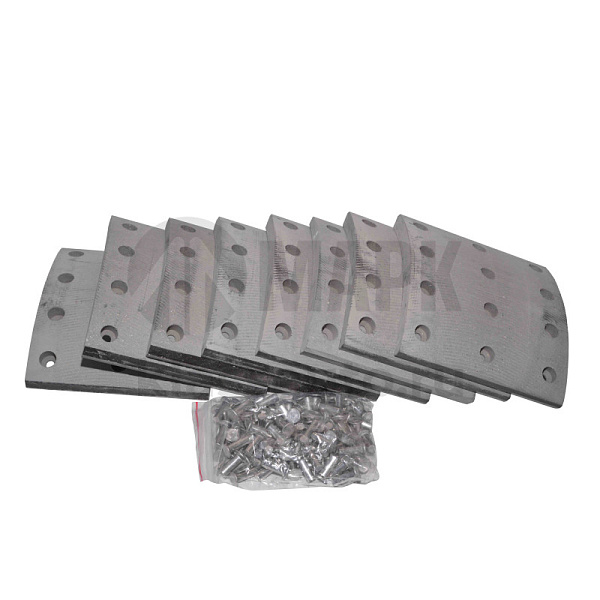 Р/к тормозных колодок 6520 (УралАТИ) 