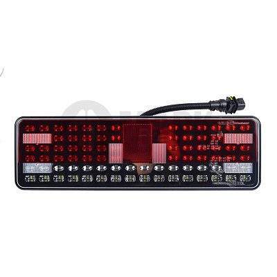 Фонарь задний светодиод левый (жгут с квадрат. разъем ) а/м КамАЗ 54901(аналог РУФС.09-04) ТАС