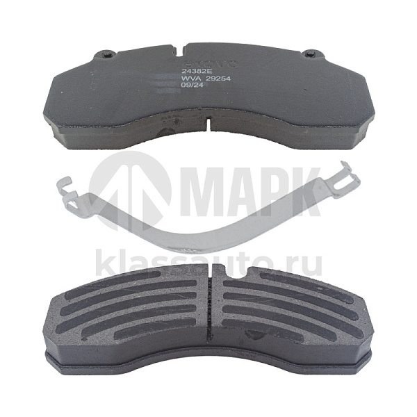 Колодки дисковые WG9100443050 с пластинами Sitrak передние (EXOVO)