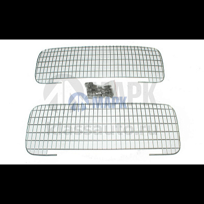 Защита ПТФ а/м КамАЗ 5490/ MB Actros (прямоугольная) (2 сетки+крепления)