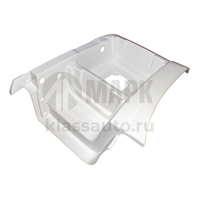 Щиток подножки правый (белый) 