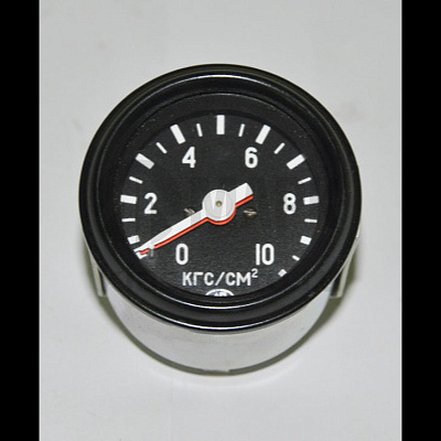 Указатель давления воздуха двухстрелочный 10 атмосфер а/м КАМАЗ, ЗИЛ Автоприбор г.Владимир