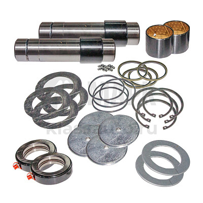 Р/к шкворней на мост SHAANXI X3000 9,5t к а/м КАМАЗ-6580 (L=232мм/ D=54/55мм)