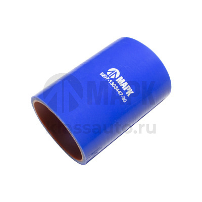 Патрубок радиатора (силикон) синий (Ф60x100) (TRUCKMARK)