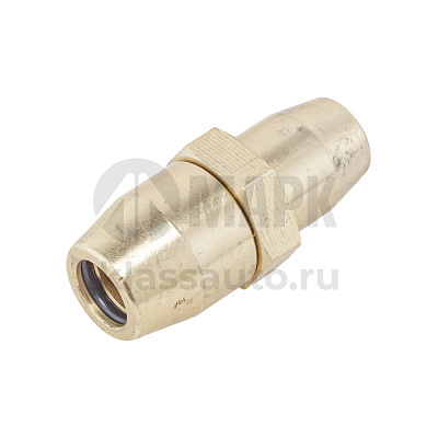Соединитель трубки ПВХ, полиамид (фитинг прямой)  Т8хТ10 (латунь аналог Sirit)