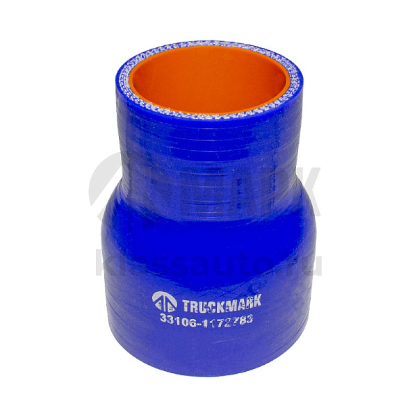 Патрубок интеркулера (силикон) синий переходник (Ф50/70x100) (TRUCKMARK)
