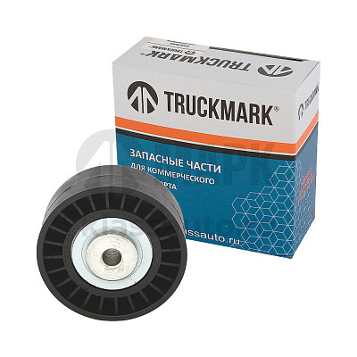 Ролик направляющий ремня генератора ЕВРО-3,4 (пласт. без бортика) (TRUCKMARK) (740.11-1307225-03)