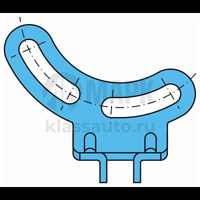 Пластина регул.трещетки автомат (правый) 60-210 град. (BPW)