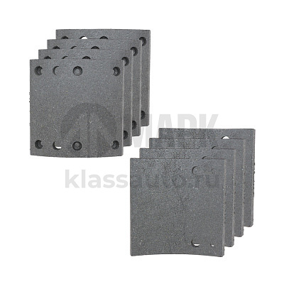 Накладки тормозные JAC N120/ Компас 12 (160мм) задние (ВАТИ)