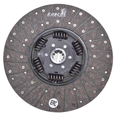 Диск ведомый Kasch а/м МАЗ-4370, ПАЗ-3205, 4234, 3204 с дв.EQB14020, КАМАЗ, НЕФАЗ, УРАЛ (362мм).