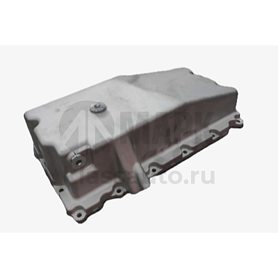 Поддон картера двигателя (QSF2.8) два масляных канала в сборе (алюминий)