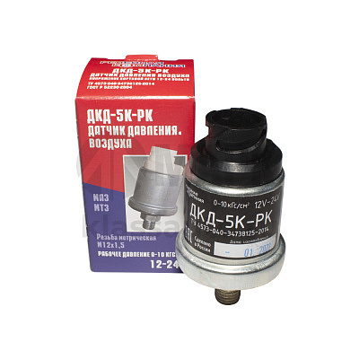 Датчик давления комбинированный диапазон 0-10 МПа резьба М12Х1,5 МТЗ МАЗ РелКом 