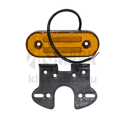 Фонарь габаритный универсальный 147 жёлтый с неоновым  светом (две полосы) и кронштейном Т.А.С