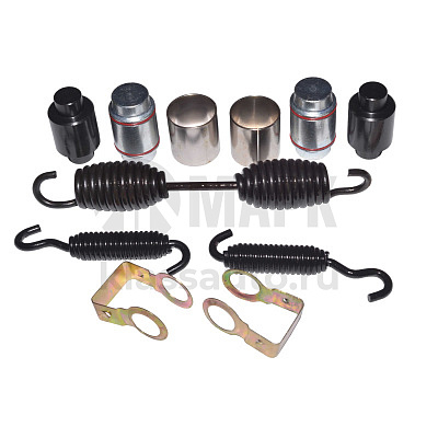 Р/к торм.колодки 1 стор. (пруж+пальцы+кольца) (ROR TE9000/9300 оси B,Q,Z) (TrailerParts)