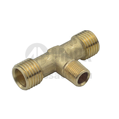 Тройник делителя М14х1.5-КГ1/8-М14х1,5 (медный) (20шт в уп)