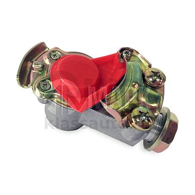 Головка соединительная красная (М16х1,5/M24х1,5, с фильтром, без клапана) (аналог)(100шт в кор)