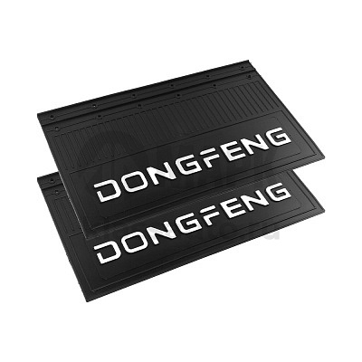 Брызговик DONGFENG (360x580) белые буквы, комплект из 2-х шт.