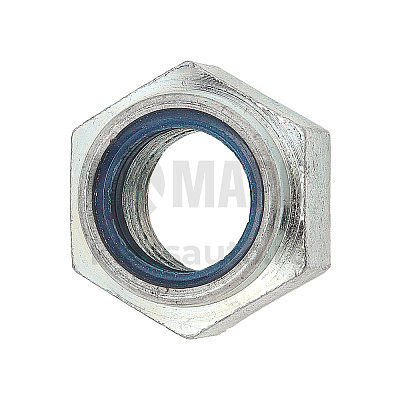 Гайка пальца рессоры М30х3.5 H=24 /SW46 с нейлоновым кольцом (Альтернатива)