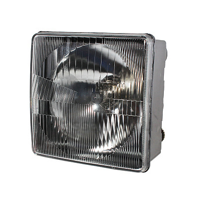 Фара передняя дорожная квадратная С ЛАМПОЙ Н4 галоген МТЗ (Мaster Part)