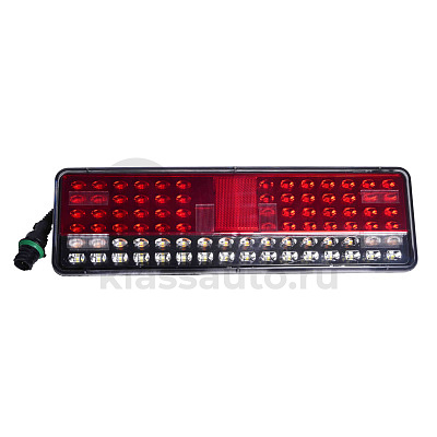 Фонарь задний светодиод РУФС левый (жгут) Камаз, СуперМАЗ (Аналог 112.08.69-02)  