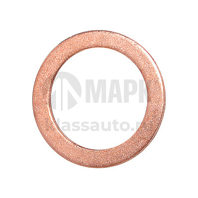 Шайба медная ф18х24х1,5 ОТЖИГ