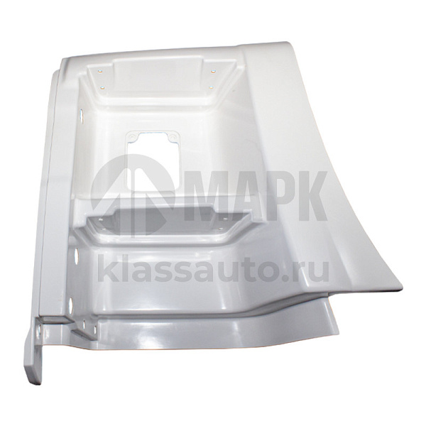 Щиток подножки правый (белый) 