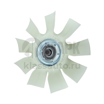 Крыльчатка вентилятора d-600 в сборе с муфтой (8 лоп в обечайке) (TRUCKMARK)
