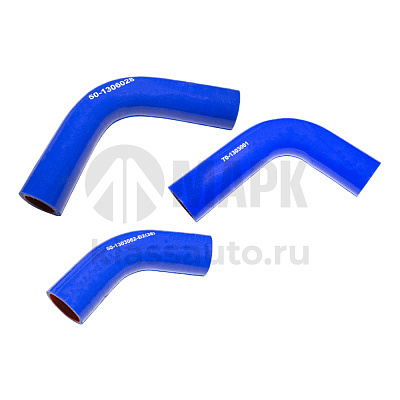 Комплект силиконовых патрубков радиатора МТЗ 80/82 (3 шт)