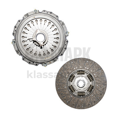 Комплект сцепления на DAF с КПП As-Tronic, Howo T5G, Shaanxi X3000, КамАЗ 5490 (Shaft-Gear)