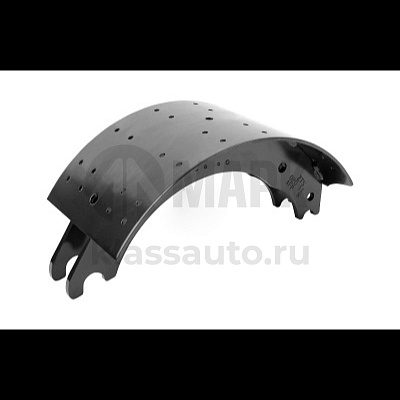 Колодка тормозна ROR без ролика 15205533 (под накладку 19036) (420х180) (Stellox)