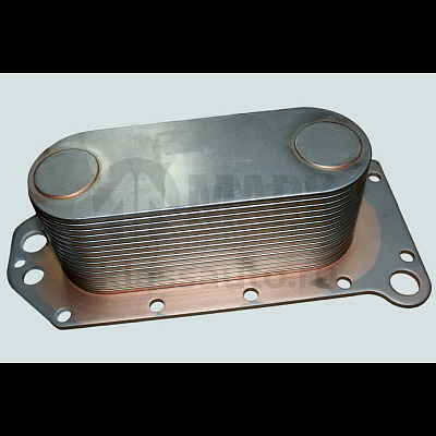 Теплообменник (маслоохладитель) (6CT, ISLe, L, C, QSC, QSL) 5284362, 3944464, 3943460 3957533 (ОЕМ)