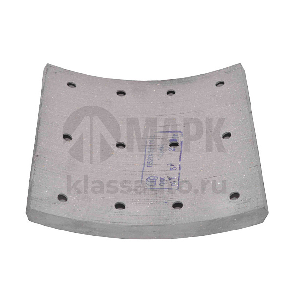 Накладка тормозная (сверленая расточенная ) УралАти 18/15