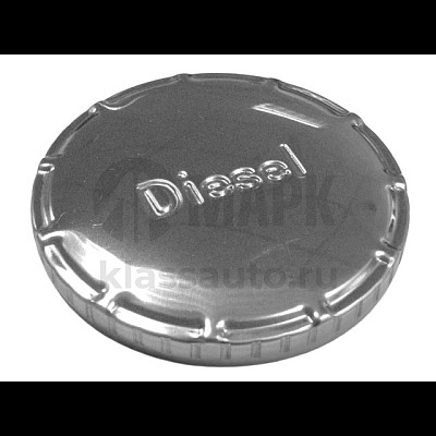 Крышка топливного бака в сб. (полуоборотная) без ключей, хромир, Евро
