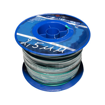 Провод ПГВА-2,5 Диалуч (бухта 100 м) зеленый 