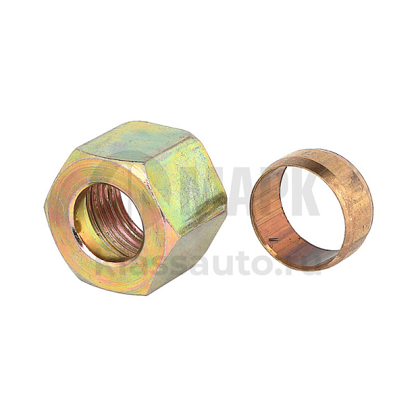 Р/к трубки медной ф16 (гайка+муфта)