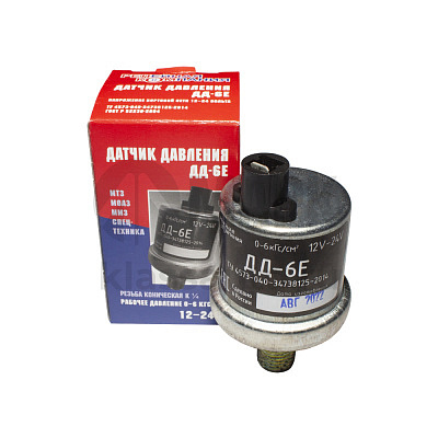 Датчик ДД-6 Е давления масла двигателя 6МПа резьба К1/4 МТЗ  РелКом