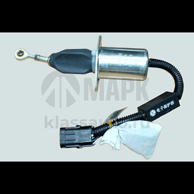 Соленоид ТНВД (круглые контакты) (Клапан отсечки) (BT, 6CT, EQB210-20) 3415706 3935650 DCEC