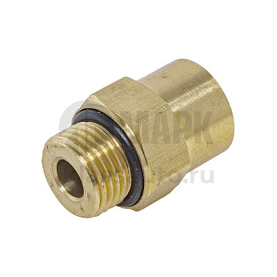 Соединитель трубки ПВХ,полиамид d=8мм М16х1.5 (фитинг прямой) латунь (Аналог CAMOZZI)