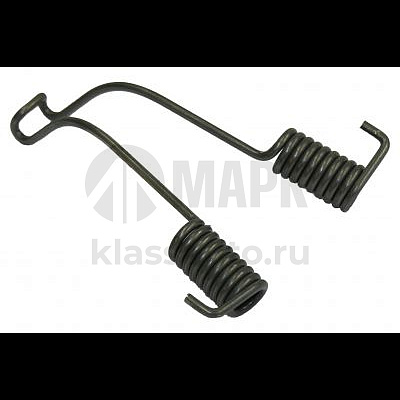 Пружина возвратная торм.колодки V-образн. с крючком 137x18.x3.5 (TrailerParts)