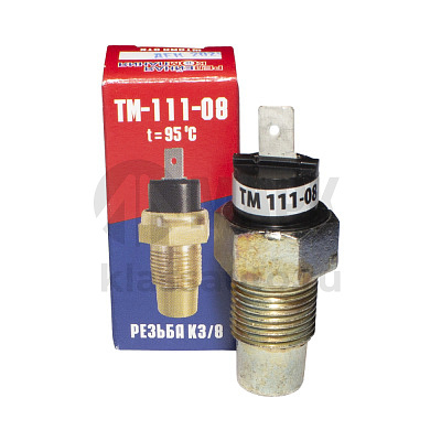 Датчик ТМ-111-08 сигнализатора температуры охлаждающей жидкости (штекер, t=95 градусов) РелКом