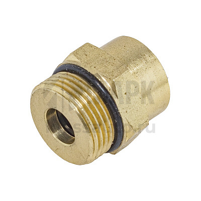 Соединитель трубки ПВХ,полиамид d=12мм М22х1.5 (фитинг прямой) латунь (Аналог CAMOZZI)